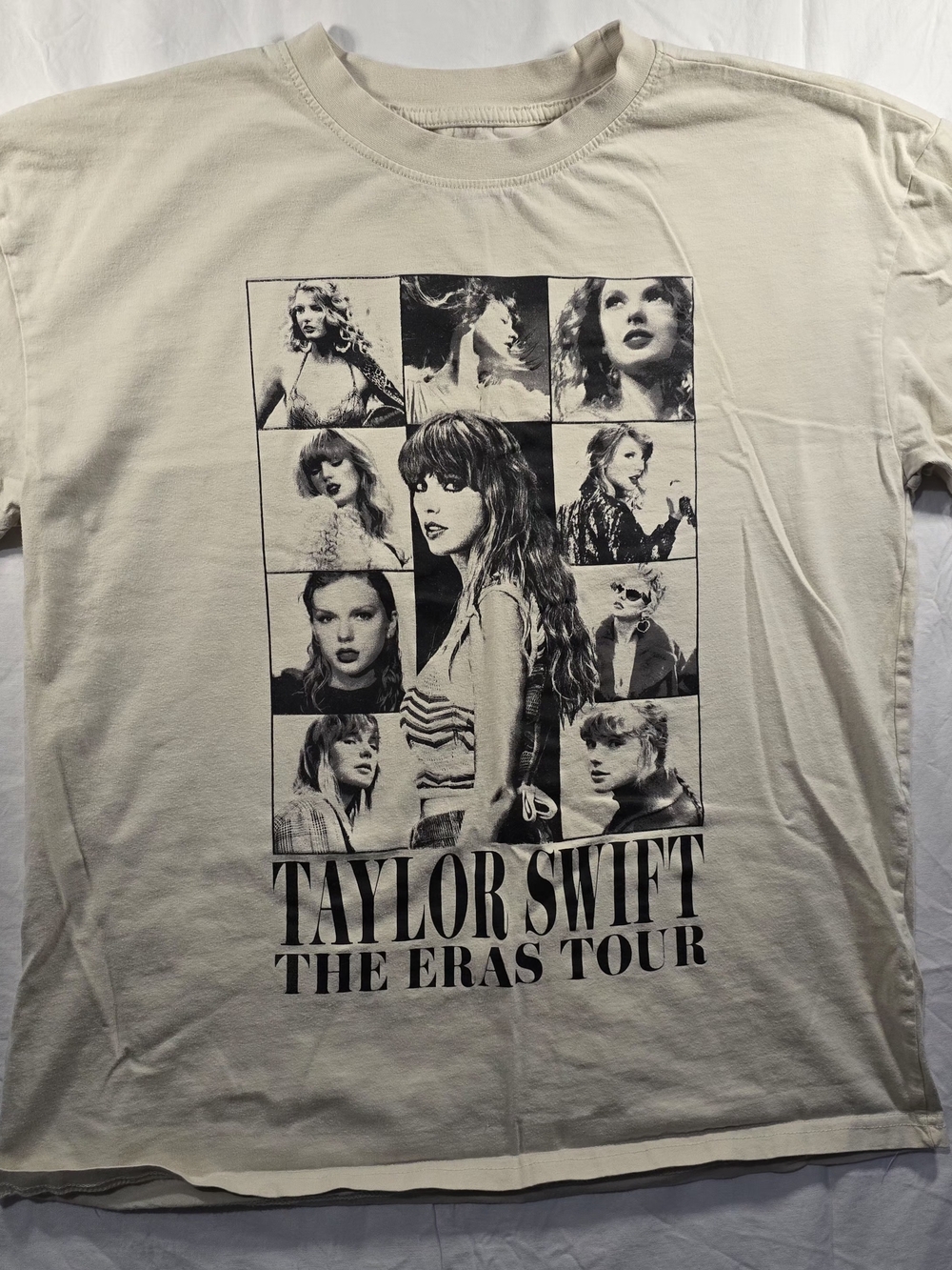 Taylor Swift Cream Graphic Eras Tour Tee